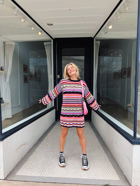 Sunset Boulevard Dress// Pink